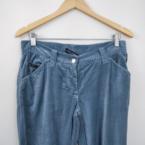 Dolce & Gabbana Runway 2003 Velvet Bondage Pants - Picture 3 of 9